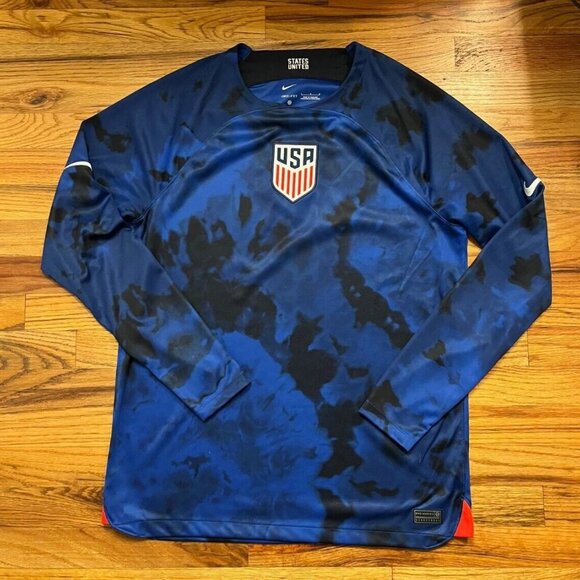 USMNT Jersey Bundle | Lot of 2 | 2022 Away L/S & Basketball Jersey | Size L - Picture 2 of 9